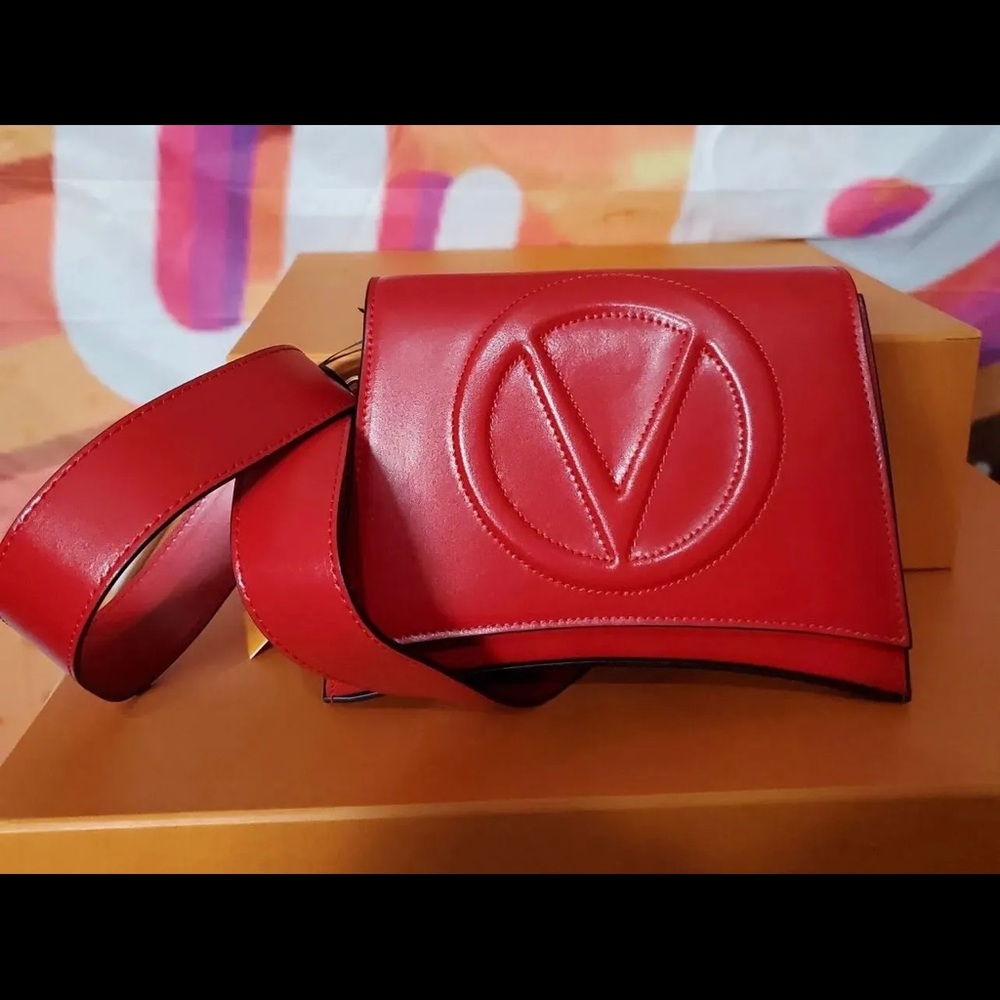 VALENTINO BY MARIO VALENTINO Honey Broderie Leather Shoulder Bag